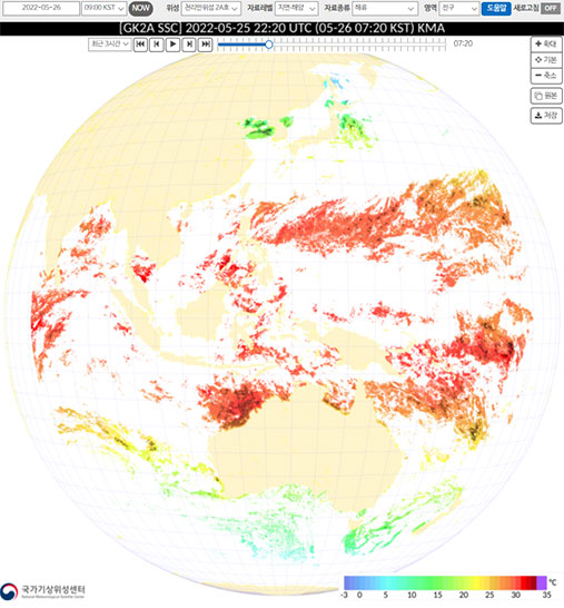 기상청 국가기상 위성센터 홈페이지 이미지2